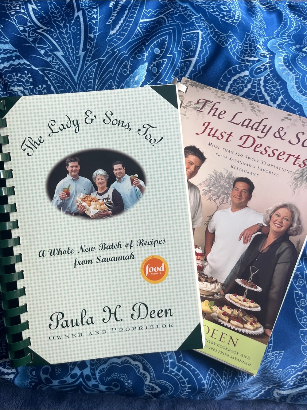 Paula Dean - The Lady & Sons Cookbook Bundle, Cream Covers